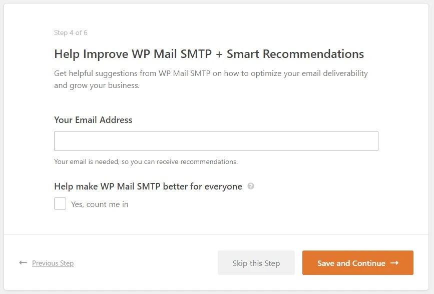 wordpress email setup