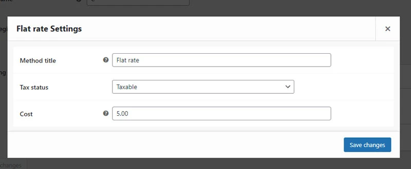 woocommerce fixed price shipping