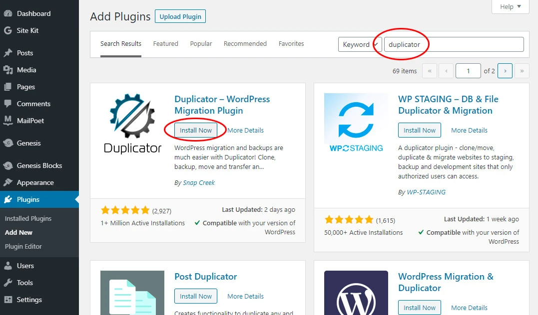 best wordpress backup plugin