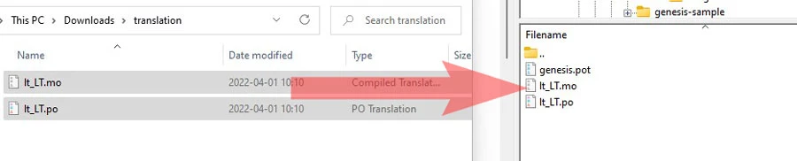 genesis framework translation