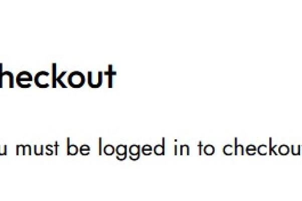 How to fix You must be logged in to checkout in WooCommerce