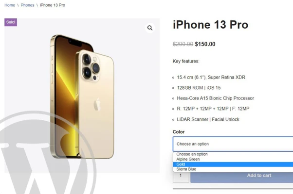 How to add product variations in WooCommerce
