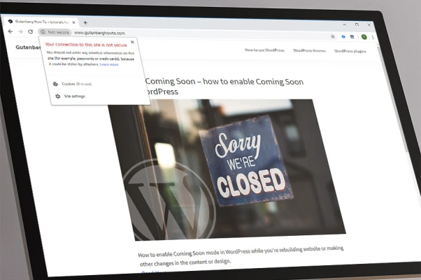 How to fix “Your connection to this website is not secure” in WordPress