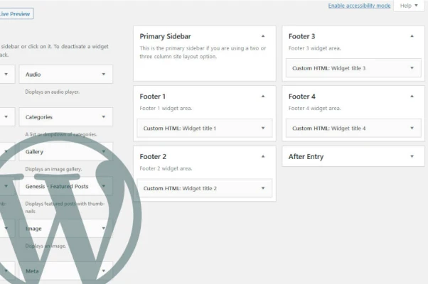 How to add more footer widget areas in Genesis child theme